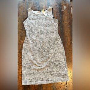 Chic Black and White Women's Strapless Dress